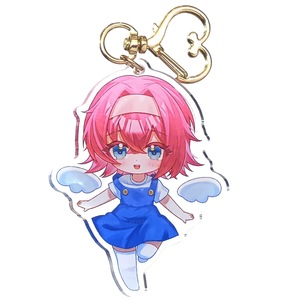 Cartoon Anime Cute Keyrings Communicable Acrylic Laser Key Chain Charms Sets Wholesale Cheap Colorful Pendants Gift Party Favor