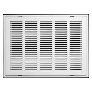 20" X 14'' Steel Return Air Filter Grille for 1" Filter - Removable Face/Door - HVAC Duct Cover