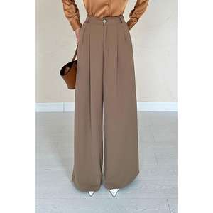 Moccah กางเกงขากว้างเอวสูงป้องกันริ้วรอย - Product Image 2