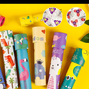 Vente chaude Enfants Dessin Animé Puzzle Magique kaléidoscope Lunettes Classique Spinning Magique Couleur Jouets jouets kaleido portée - Product Image 2