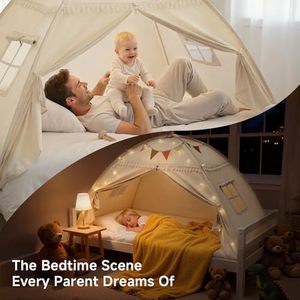 Tienda <span class=keywords><strong>de</strong></span> campaña portátil desmontable para niños - Base secreta, casa <span class=keywords><strong>de</strong></span> juegos, dormitorio, espacio <span class=keywords><strong>de</strong></span> privacidad, tiendas <span class=keywords><strong>de</strong></span> campaña para dormir, regalos ZT361 - Product Image 6