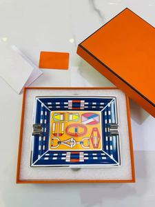 Cenicero Cuadrado Grande de Cerámica para Cigarros, Diseño Americano Moderno, para Hotel, Hogar, Negocios, Personalidad Creativa, Caja de Regalo, Venta al por Mayor - Product Image 2