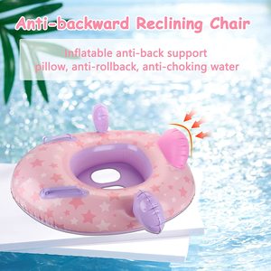 Phao Bơi Bơm Hơi Cho Bé Có Mái Che & Tay Vịn, Vòng Bơi Cho Trẻ Sơ Sinh, Đồ Chơi Tiệc Bể Bơi Mùa Hè Vui Chơi Dưới Nước Cho Trẻ Mới Biết Đi - Product Image 5