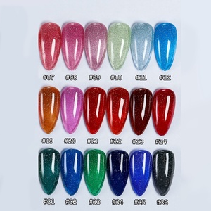 ชุดยาทาเล็บเจลสตาร์ไลท์ไดมอนด์ 36 สี กลิตเตอร์ดิสโก้ประกายวิบวับ ยูวี แอลอีดี โซกออฟเจล พร้อมแผนภูมิสี ขายส่งสำหรับร้านเสริมสวย - Product Image 5