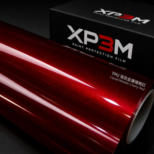 ฟิล์มหุ้มรถยนต์ XP3M สีแดงเมทัลลิกชนิดน้ำ เงาแบบเมทัลลิก TPU ความหนา 7.5 มิล ซ่อมแซมตัวเองได้ ป้องกันรอยขีดข่วน ป้องกันการเหลือง - Product Image 4