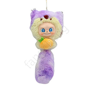 Mignon et adorable petit lapin en peluche porte-clés, jouet boîte mystère et cadeau capsule Gachapon pour machine à capsules, 100-120mm - Product Image 3
