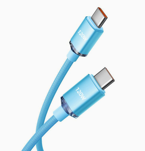 สายดาต้าแบบคู่ หัว Type C รองรับการชาร์จเร็ว 6A สำหรับโทรศัพท์มือถือทุกชนิด - Product Image 6