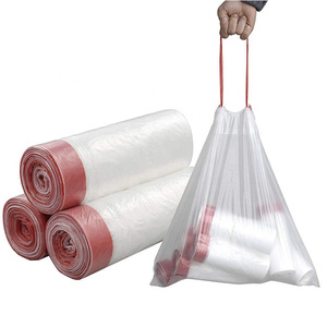 Bolsas de <span class=keywords><strong>Basura</strong></span> de Plástico Blancas para Cocina, Resistentes, de 55, 50, 45, 30 y 13 Galones, con Cordón, en Rollo, para Contratistas, Venta al Por Mayor - Product Image 2