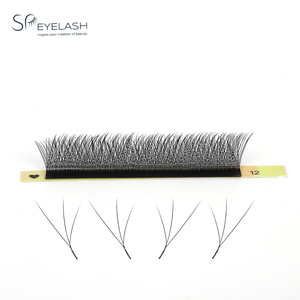 Ciglia Finte SP Fox YY, Estensioni Ciglia Brasiliane 0.07, Effetto 3D e 4D, Fatte a Mano, Naturali e Morbide, Vassoi di Ciglia a Forma di Y - Product Image 3