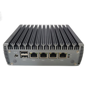 Armortec Fanless Network Appliance Mini <strong>Computer</strong> Pc with <strong>Intel</strong> <strong>Processor</strong> 4 LAN SATA and M.2 SSD Slot - Product Image 3