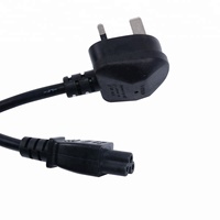 1.8M 100 240vac 50 60hz Extension 230v Alimentation En Courant Alternatif 3 Broches Broches Noir Iec C7 60320 220v Cordon D'alimentation pour Ordinateur