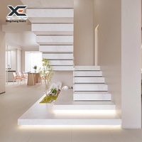 Escalier en dalle de roche empilée, auto-construit, double couloir, villa duplex, loft, intérieur intégré, personnalisé, pour la maison, Chine