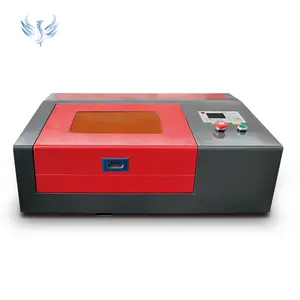 k40 USB 300 x 200mm 40W CO2 Laser Engraving Cutting Engraver Cutter Machine 300x200mm USB w/ 4 Wheel