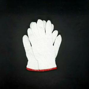Guantes tejidos de algodón para protección de manos y brazos - Product Image 1