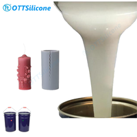 Caoutchouc de silicone liquide vulcanisé au platine pour la fabrication de moules à bougies, caoutchouc de silicone RTV-2