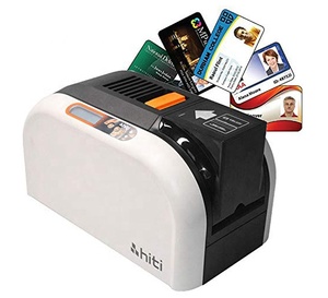 Single Dual-Side Hiti Cs200e Plastic Pvc Smart Id Card Printer Voor Student Lid Werknemer Visitekaartje