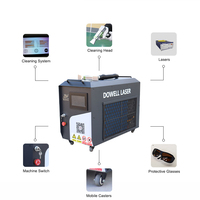 Máquina Profesional de Eliminación de Óxido por Láser de Mano, Máquina de Limpieza por Láser de Fibra, Limpiador IPG 1500 1000 500 200 100 Vatios MAX Láser