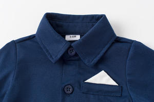 Nouveaux ensembles de vêtements pour bébé garçon, tenues de baptême pour nourrissons, combinaisons de baptême pour garçon, 0-24 mois, barboteuse, nœud papillon, pantalon à bretelles - Product Image 4