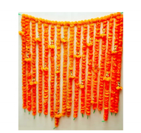 Toran bunga Marigold buatan oranye (5fit X 5Fit)
