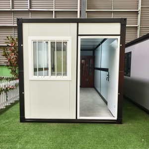Conteneur pliable en acier galvanisé, structure modulaire, logement portable, construction temporaire, <span class=keywords><strong>maison</strong></span> conteneur pliable pour chantier - Product Image 1