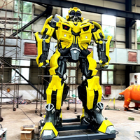 Özelleştirilmiş Gengu Dino Çelik Animatronik Robot Model Simülasyon Robot Adamı İç/Dış Mekan Kullanımı İçin