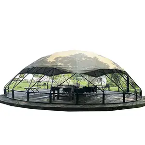 Ngoài trời PVC sang trọng glamping DOMO khách sạn nhà nửa Lều tuyết trắc địa khu nghỉ mát hình cầu toàn cầu Geo Dome Lều bóng lều để bán