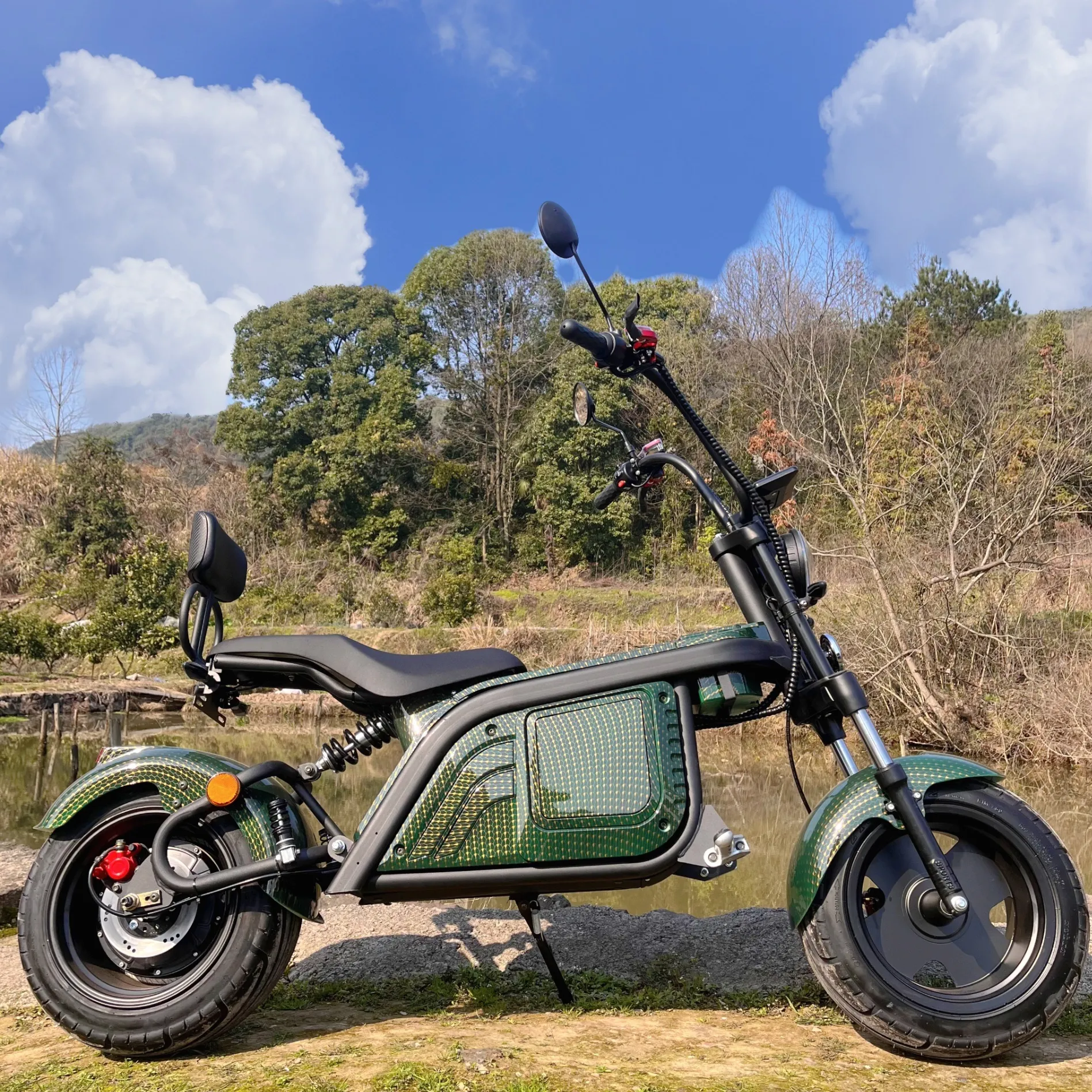 Yongkang scooter elétrico inovador com freio de eabs