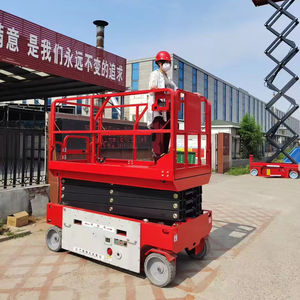 高品质环保零排放自走式紧凑型8米四轮剪式升降机 - Product Image 5