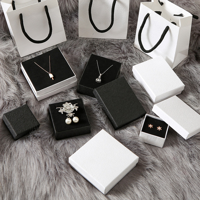 Support Customized Paper Cardboard Drawer Jewelry Packaging Box Gift Boxes Necklace Earring Bracelet Ring Jewelry Box