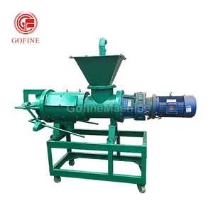 Spiral Extrusion Cow Dung Manure Separator Dewatering Machine for China