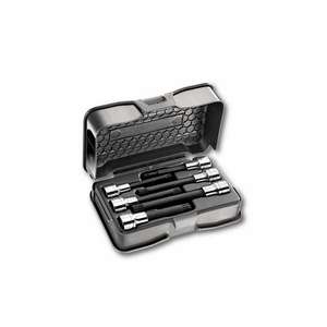 USAG - U02332512 ASSORTIMENT AVEC EMBOUTS À DOUILLES POUR VIS XZN EN BOÎTIER ABS (6 PCS.) -ENSEMBLES DE CLIQUET ET DE DOUILLES EAN 8001150018978 - Product Image 1