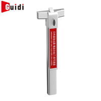 Porte coupe-feu moderne à ouverture simple avec alarme, installation par vis pour porte coulissante, serrure à barre poussoir et serrure de porte d'évacuation