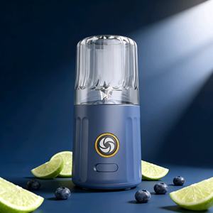 Gobelet à jus de fruits personnel portable - 260 ml, 6 lames, mini-blender électrique rechargeable par USB - Product Image 1