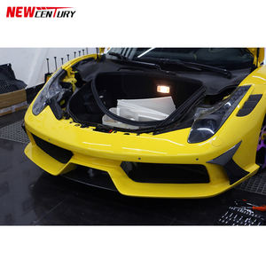 Pare-chocs avant de style DMC pour Ferrari 458 Italia 2011-2016, kit de modification de carrosserie, <span class=keywords><strong>garde</strong></span> de pare-chocs avant, lifting, pièces de tuning - Product Image 5