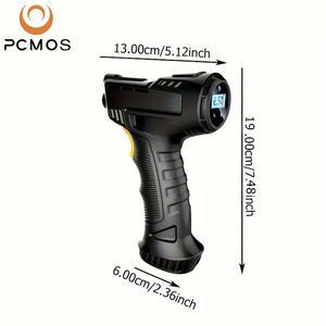 Compresseur d'air portable sans fil TGYLE 7,4 V en ABS avec lumière LED et écran LCD pour la surveillance de la pression des pneus - Product Image 5