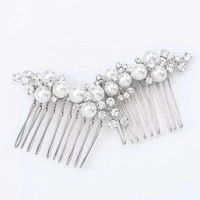 Mariée de mariage ornements scintillant fait main Cristal Or Fleur ensembles d'accessoires de cheveux