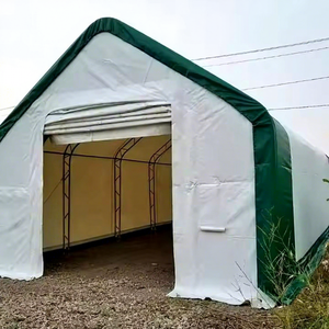 Dôme de toit arqué Abri de garage de <span class=keywords><strong>voiture</strong></span> portable Abri de stockage de bâtiment à <span class=keywords><strong>double</strong></span> treillis - Product Image 1