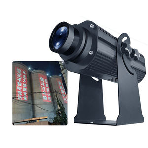 Водонепроницаемая наружная светодиодная рекламная проекционная лампа, вращающийся лазерный проектор Gobo для строительства пилотных логотипов, настенное крепление, товар - Product Image 6