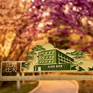 Segnalibro Magnetico in Metallo Anodizzato Placcato Oro Nichel Ferro Zinco, Stile Cinese con Nodo, Fiore di Ciliegio, Minnie, K-pop, Cuore - Product Image 4