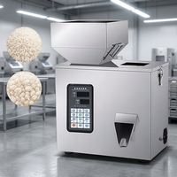 Machine de remplissage semi-automatique de granulés et de poudres, distributeur de bureau pour l'emballage de riz, noix, épices, farine, céréales et matériaux secs