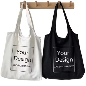 Bolsa de Compras de Lona Ecológica Reutilizable con Impresión Personalizada, Bolsa de Mano de Gran Capacidad para Exteriores con Logotipo - Product Image 1