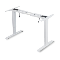 Bureau debout moderne à double moteur électrique, hauteur réglable, extensible, cadre de bureau ergonomique pour ordinateur 1250N