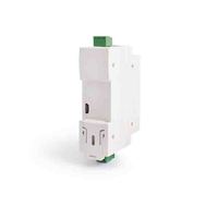 Konverter Port SERIAL DIN-Rail Modbus RS485 KE Ethernet USR-DR302 transmisi transparan dua arah antara RS485 dan RJ45