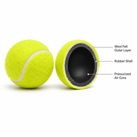 Balles de padel personnalisées de haute qualité OEM ODM pour entraînement professionnel, durables, écologiques, en laine et caoutchouc, rebond 135-145 cm, directement de l'usine