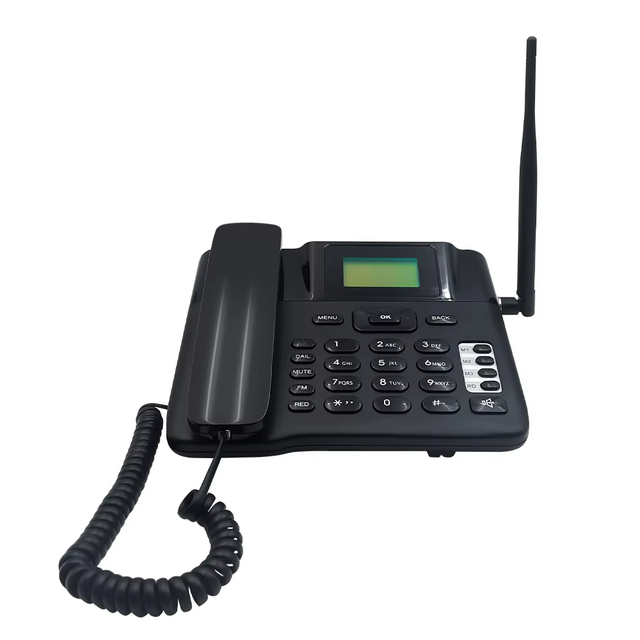 JIMI 4G Dual SIM Fixed Wireless Desk Phone with WiFi 2.4" Color Screen 800mAh Battery