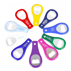Ouvre-bouteille de bière personnalisé, impression couleur intégrale, ouvre-bouteille en plastique, cadeau de mariage pour les garçons d'honneur, barman - Product Image 3