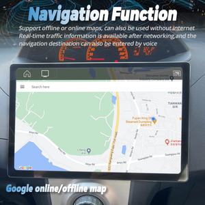 Lecteur multimédia vidéo pour voiture Android avec écran QLED 2K de 13,3 pouces pour Toyota Yaris Vios 2011, navigation GPS stéréo, CarPlay sans fil - Product Image 5