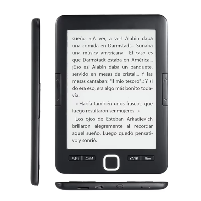 BK6033 6-inch Front-Lit E-Ink E-Reader with 800x600 Resolution for Reading Studying EBooks