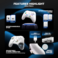 FANTECH WGP15V2 Gamepad Joystick Game seluler nirkabel, Gamepad pencahayaan RGB Multi-Platform untuk PC Switch Android IOS