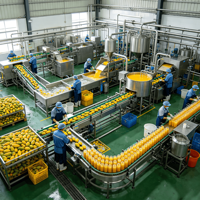 Multifunctionele automatische mango-pulp-puree verwerkingslijn, mango-pulp-extractor machine voor de voedingsmiddelenindustrie